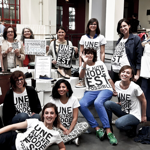Team Une Autre Mode Est Possible aux FashionGreenDays
