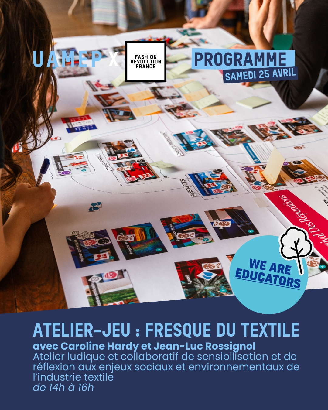 Atelier fresque du textile samedi 25 avril 2026
